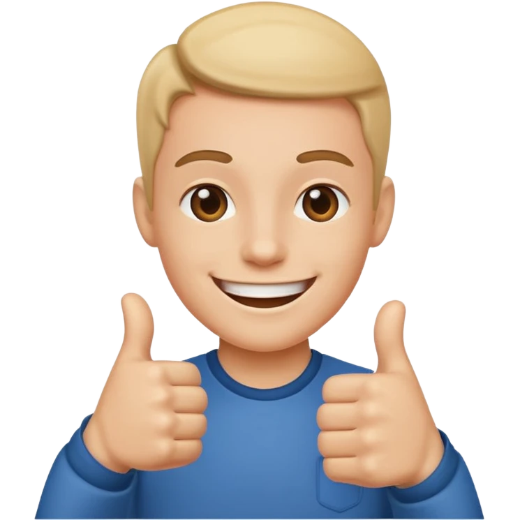 smiling with thumbs up emoji