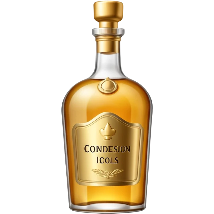 an elegant alchohol bottle emoji