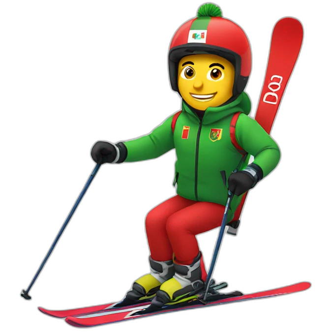 Portugal en ski emoji