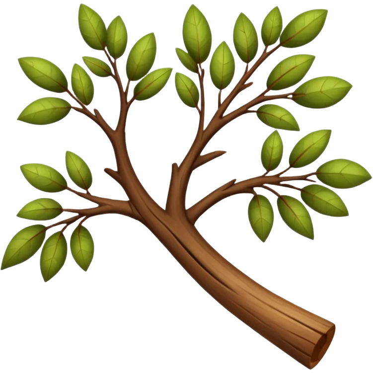 A tree branch emoji