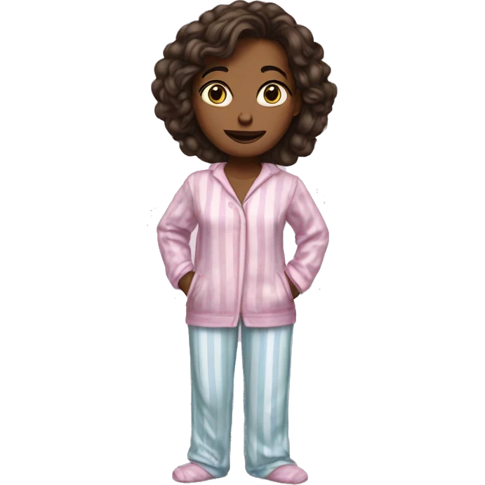 Deanna Troy in pajamas  emoji