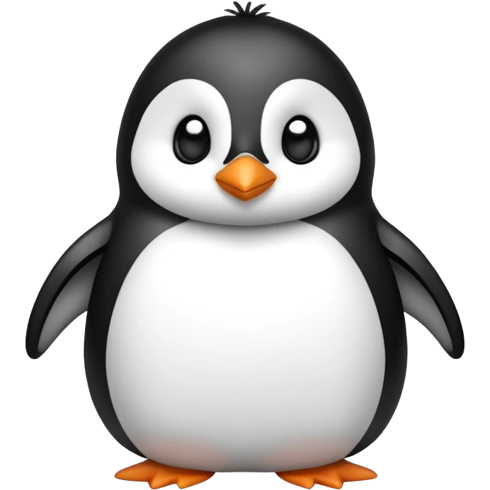 cute penguin emoji