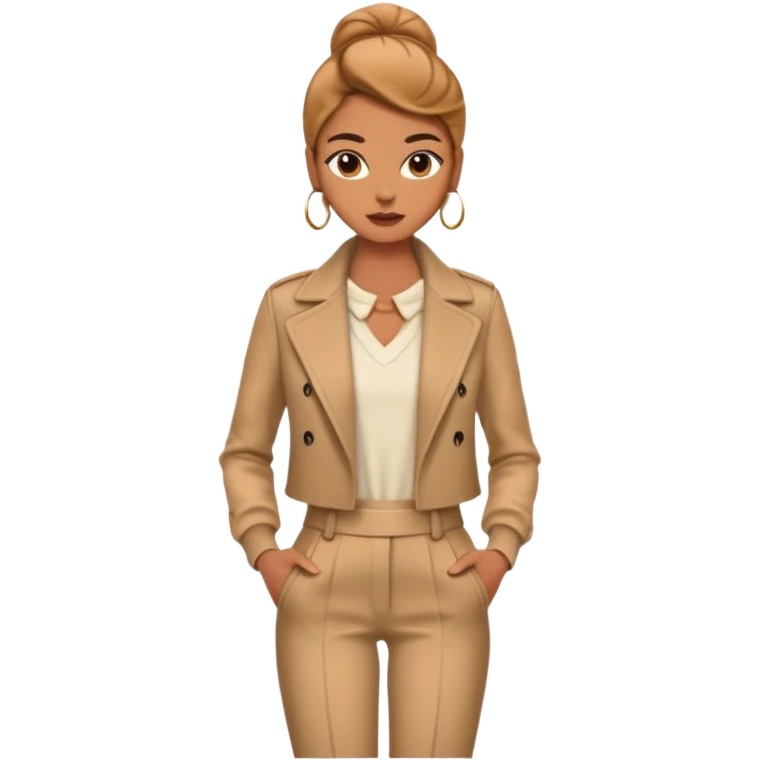 a fashion model slaying on the runway emoji