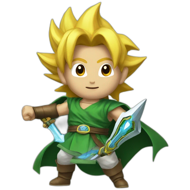 super saiyan link emoji
