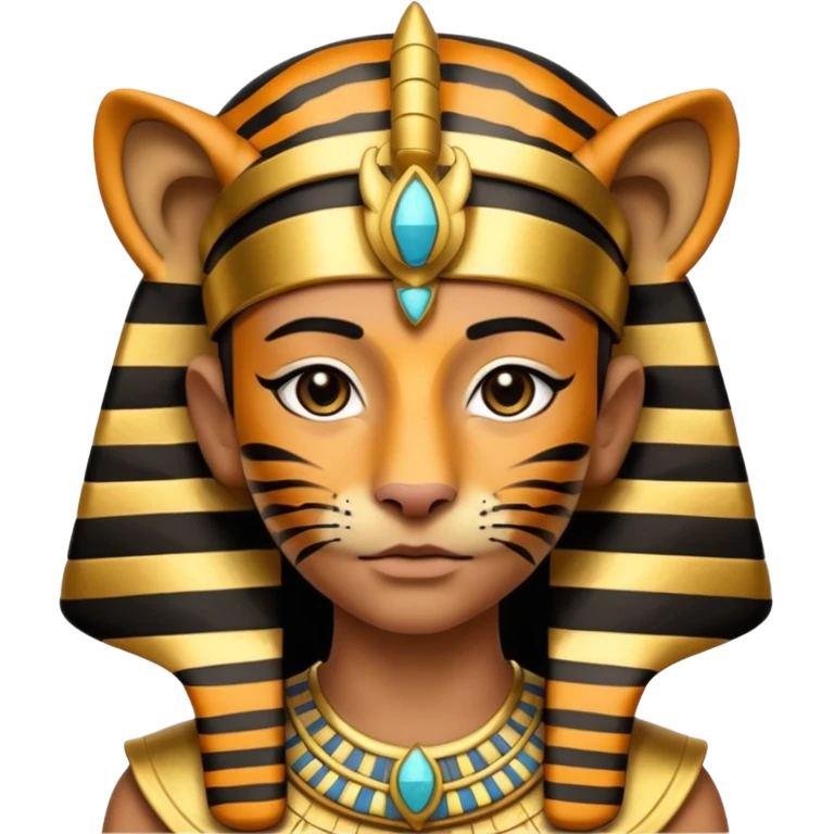 a Protector egypt tiger  emoji