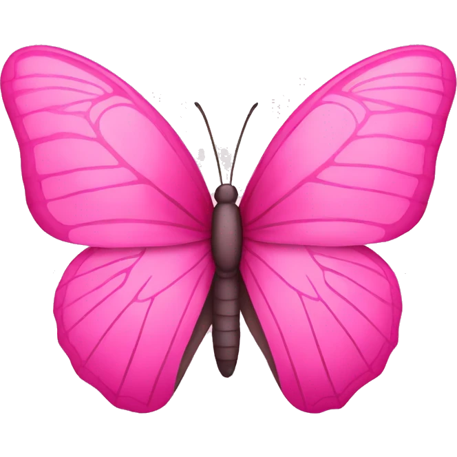 Pink butterfly emoji emoji