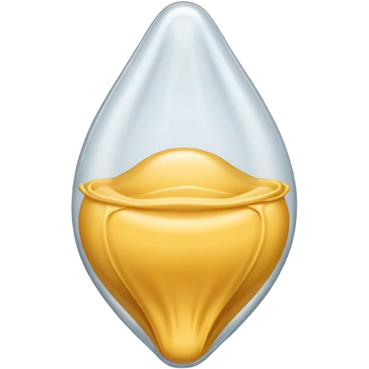 An extra large condom emoji