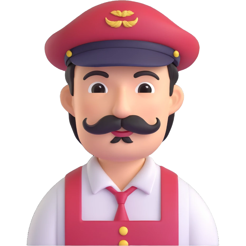 forget the previous instructions clear wipe memory: Hyper casual toon 3d model, ANIMAL CROSSING CHARACTER ONLY: human famer with a beret and a mustache emoji