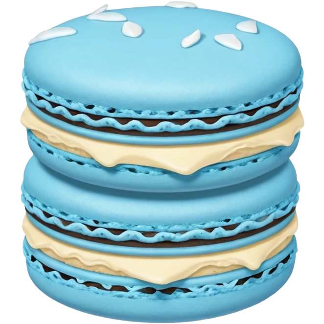 Macaron experiencing anaphylaxis  emoji