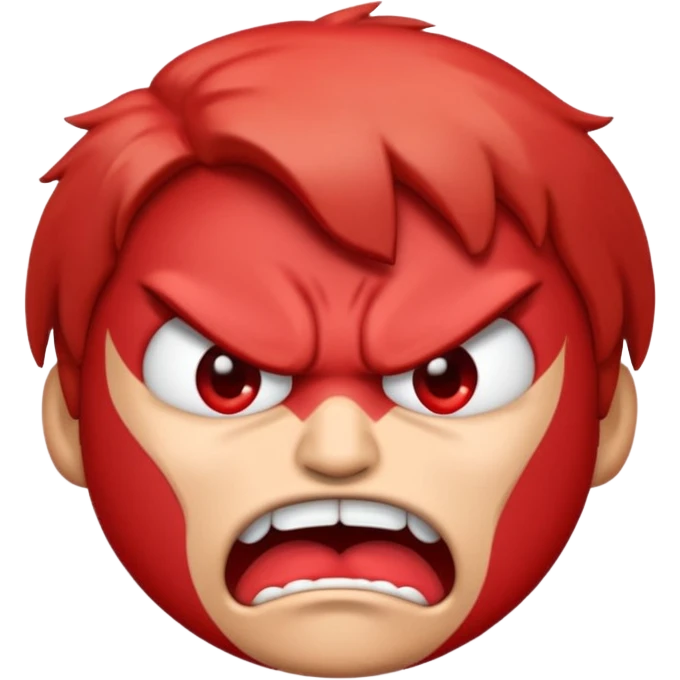 Angry face emoji frothing from the mouth totaly irritated emoji