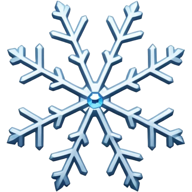 Snowflakes in winter emoji