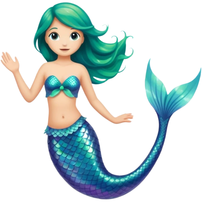 Mermaid tail emoji