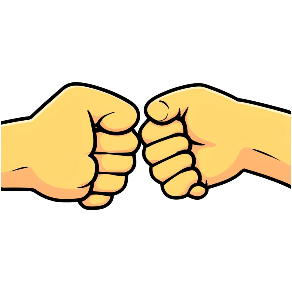 Bro fist bump emoji