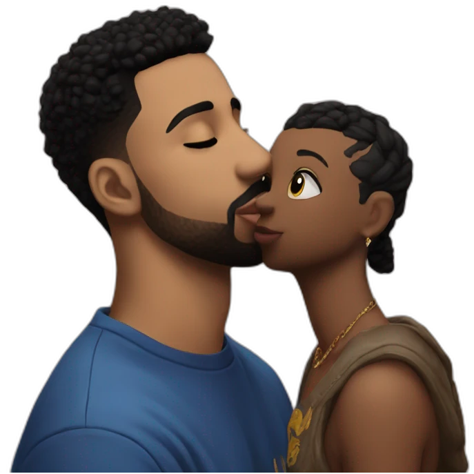 drake kissing 21 savage emoji