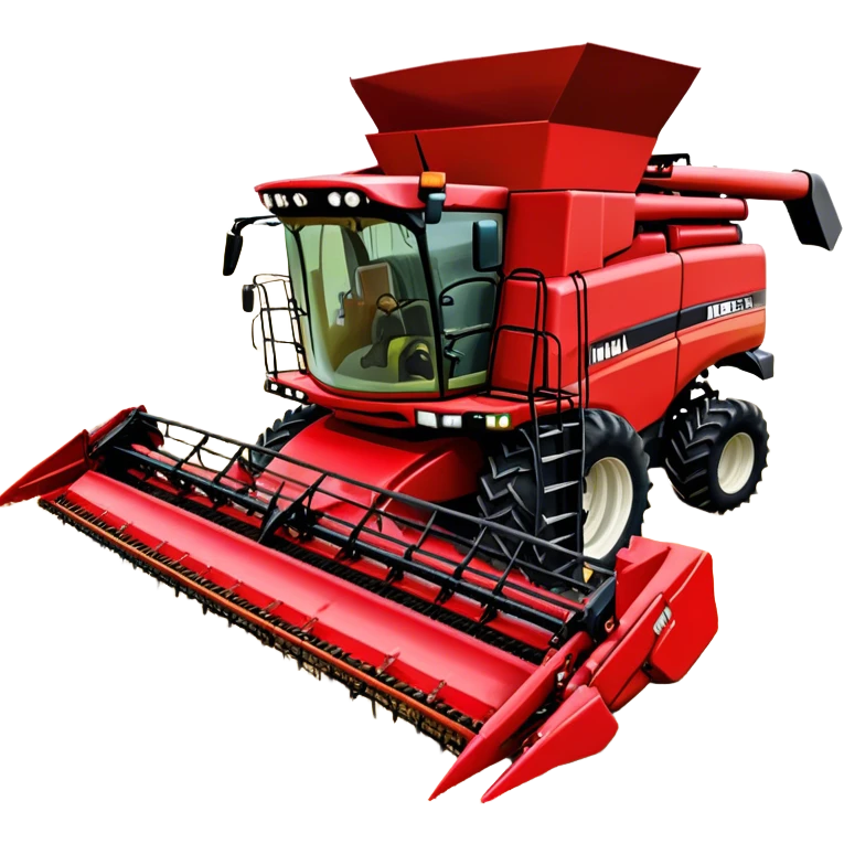 Combine Harvester - Case IH 8250 (Model Year: 2022) (Iconic colour: Red) emoji