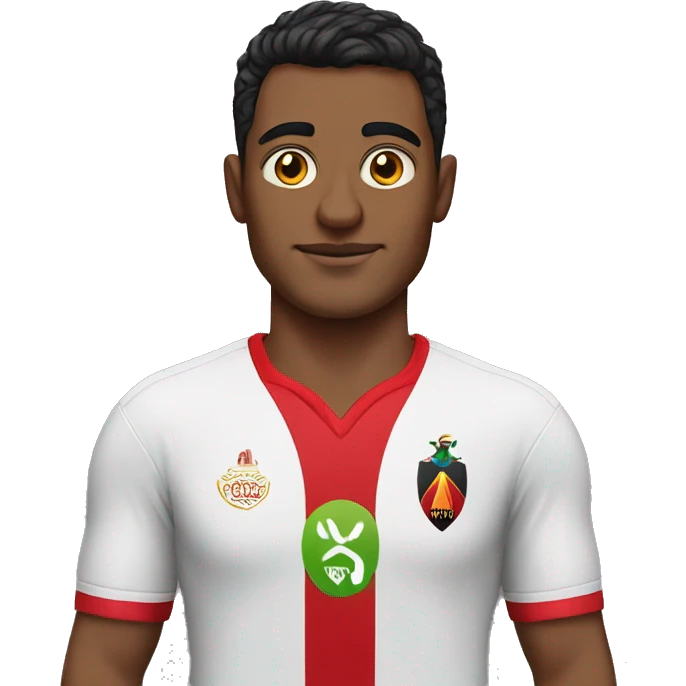 Man wears Al Ahly shirt  emoji