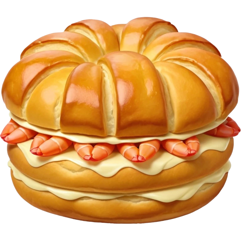 Un choux à la crevette (au lieu d’un choux à la crème) emoji