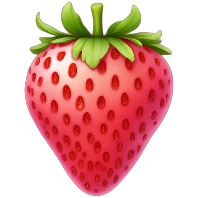 Strawberry pink emoji