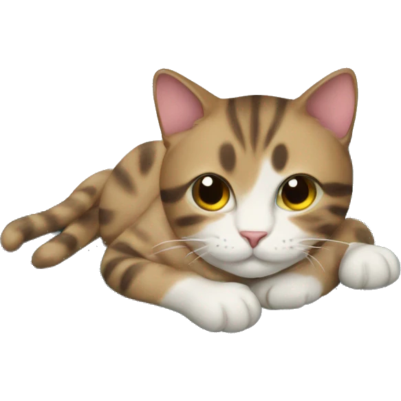 Cat on blanket emoji