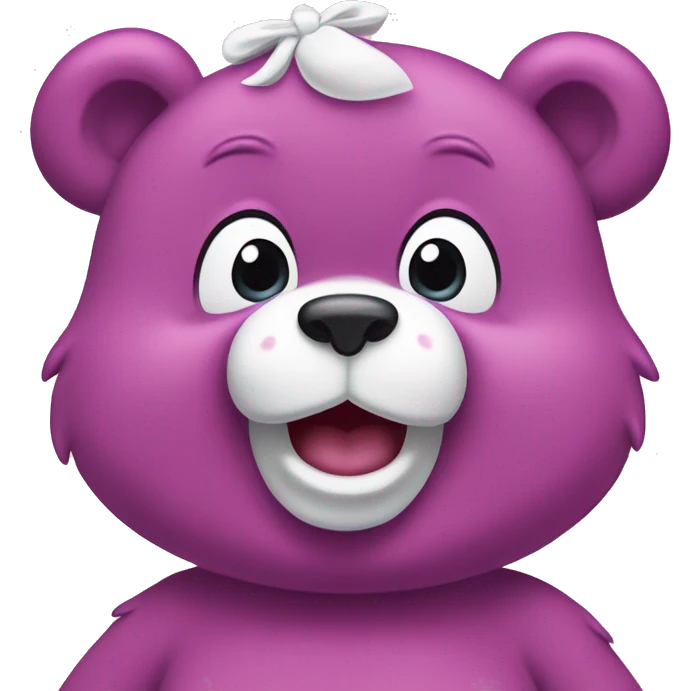 Cheer bear care bear emoji