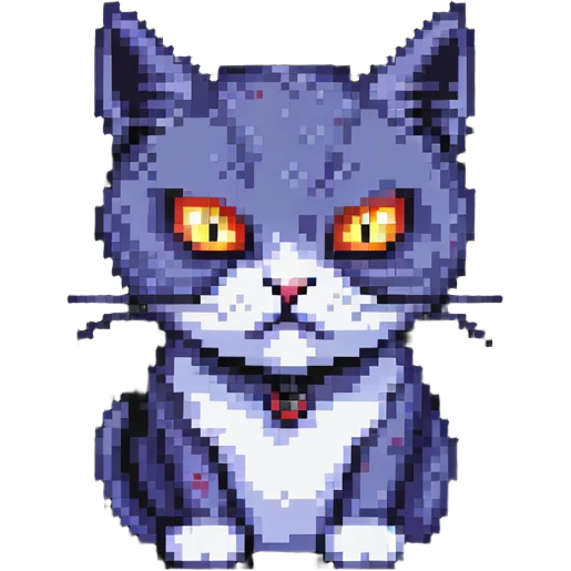 evil British cat emoji