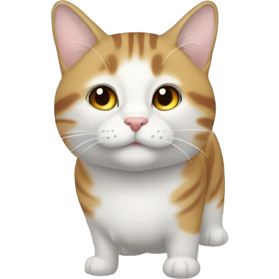Белый кот emoji