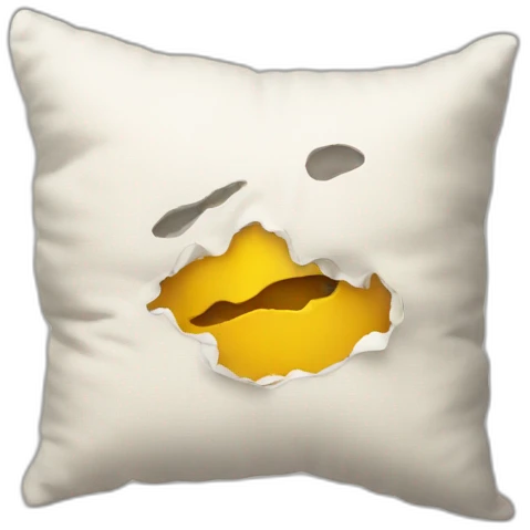 Torn pillow emoji