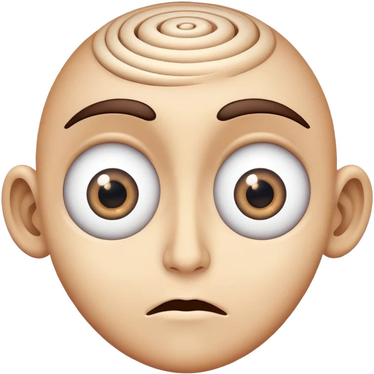 dizzy face with spiral eyes emoji