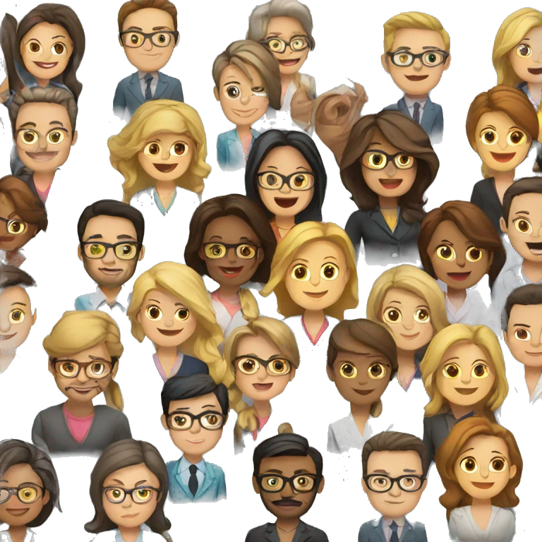 Group of teachers emoji