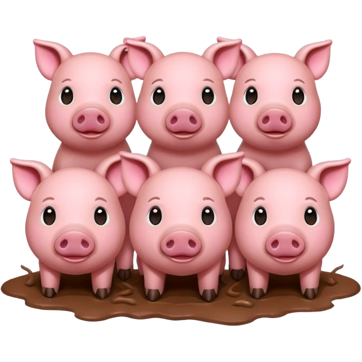 group of pigs emoji