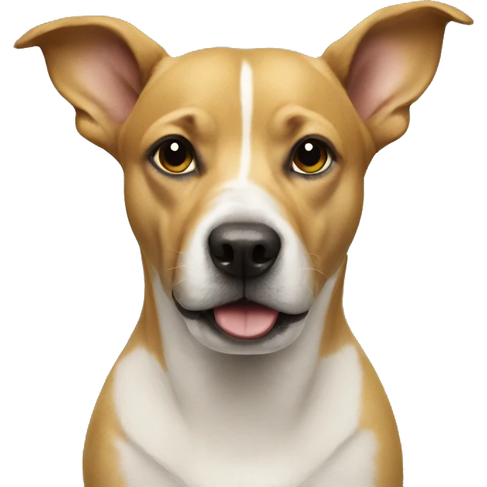 Dog holding a banana emoji