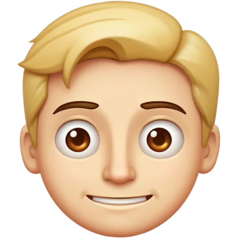 Sarcastic face emoji