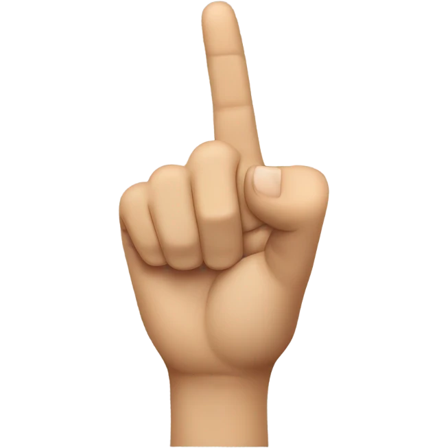  finger down emoji