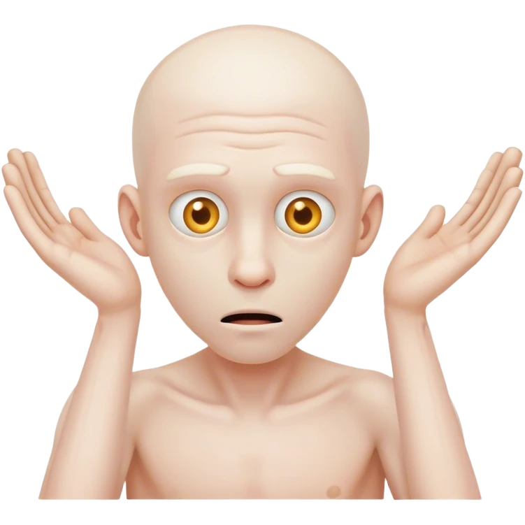 pale man prostrates himself asking for help emoji