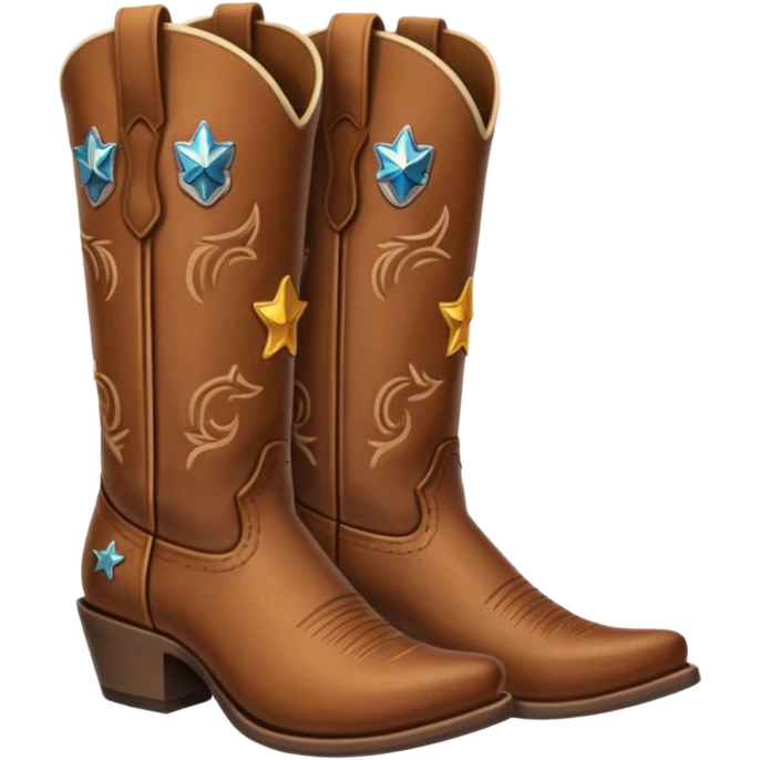 Cowboy boots emoji
