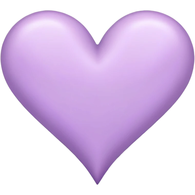 lilac heart emoji