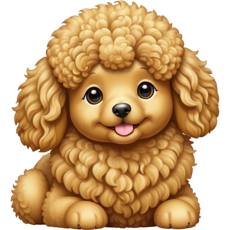 Golden poodle  emoji