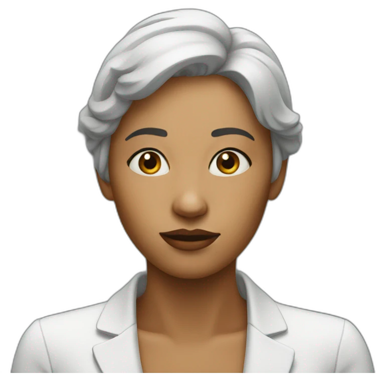 woman thinking about something emoji