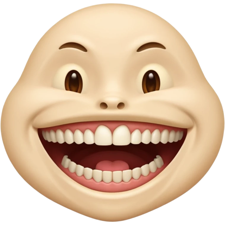a face with a large opened mouth emoji