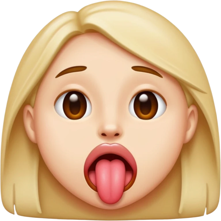 Tongue out emoji