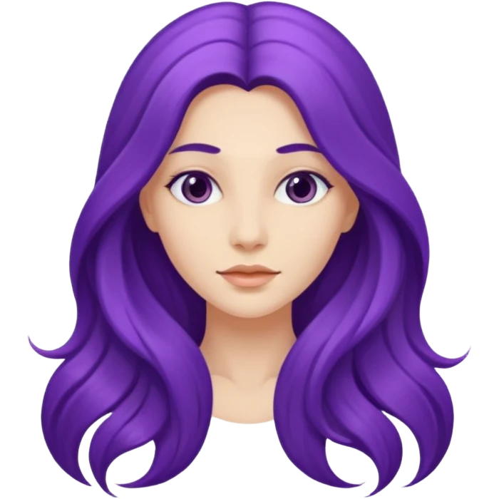 purple woman emoji