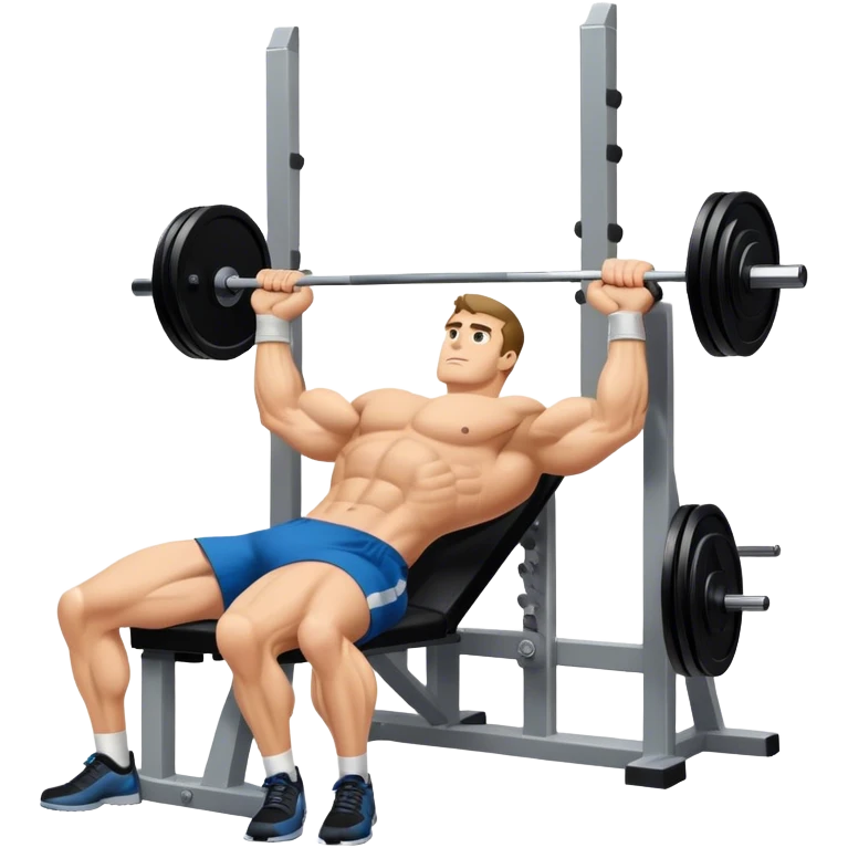 close-grip flat-benchpress emoji