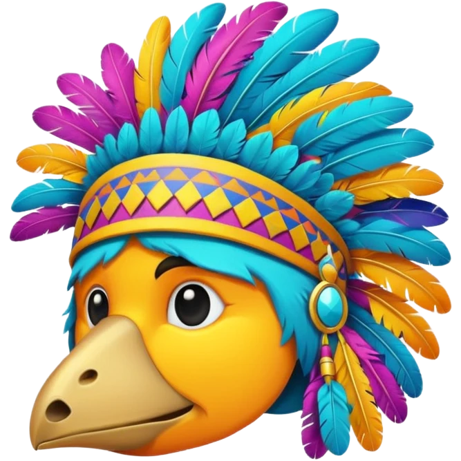 chief hat, pop art, simple lines, flat emoji