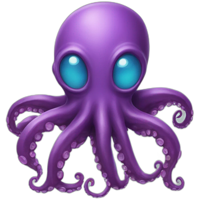 Octopus-like alien emoji