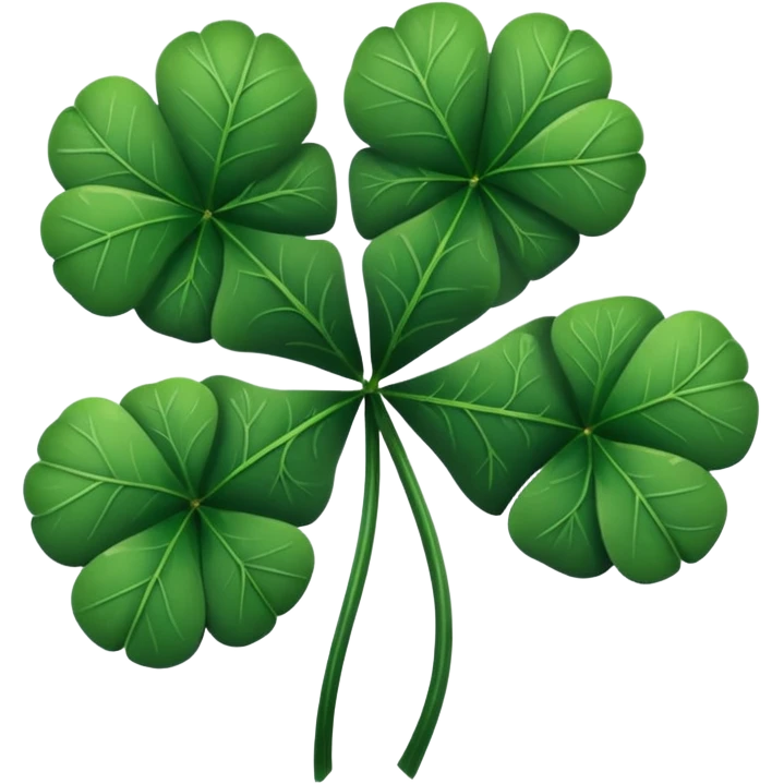 make the 5 leaf clover form black clover the anime emoji