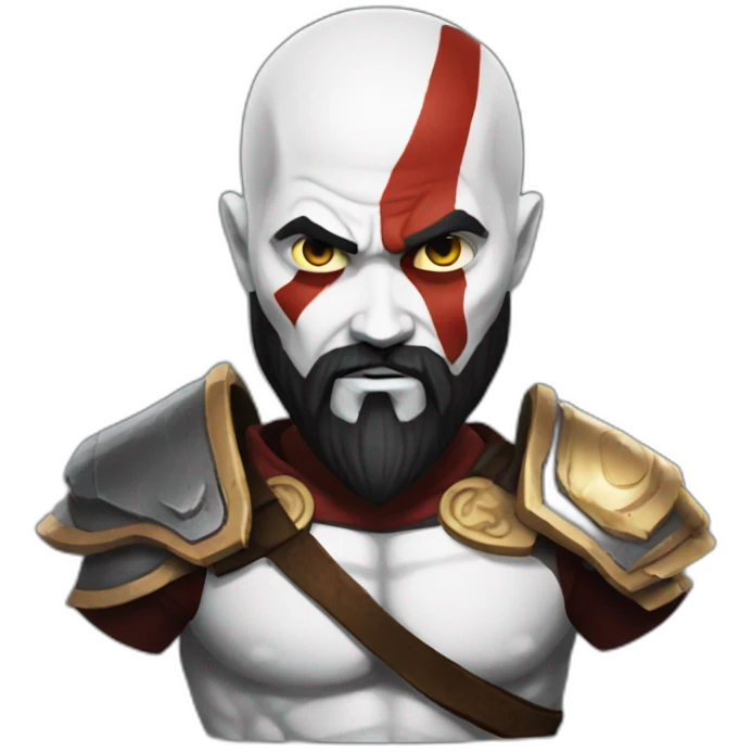 Cutie kratos emoji
