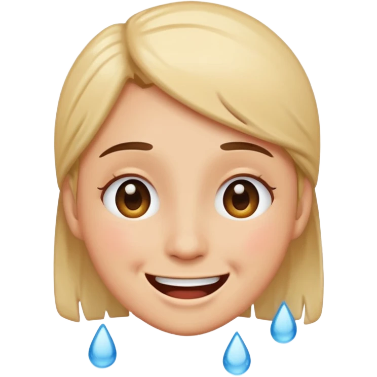 Gülmekten ağlamak  emoji