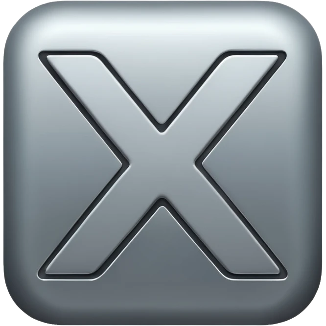 Letter X wins emoji