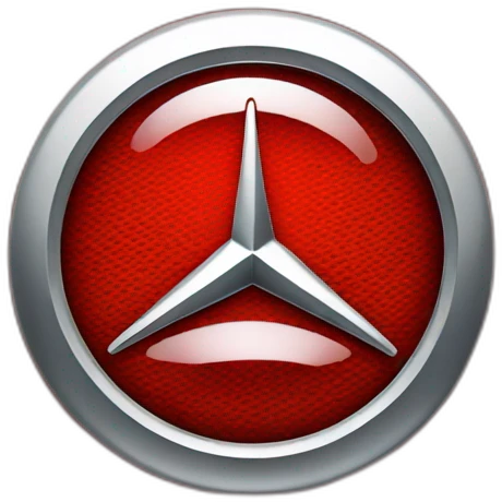 Mercedes benz red logo emoji