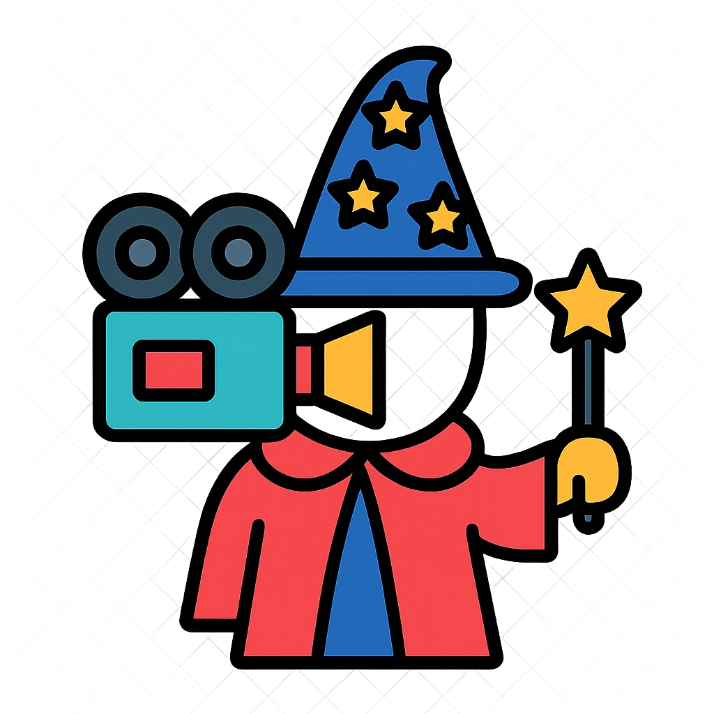 cinema camera wizard emoji